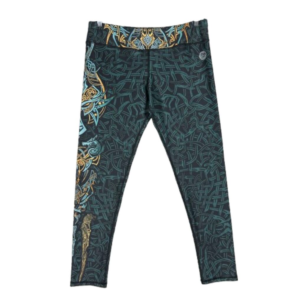 Lunafide Fenrir High Waisted Legging Sz XXXL Green